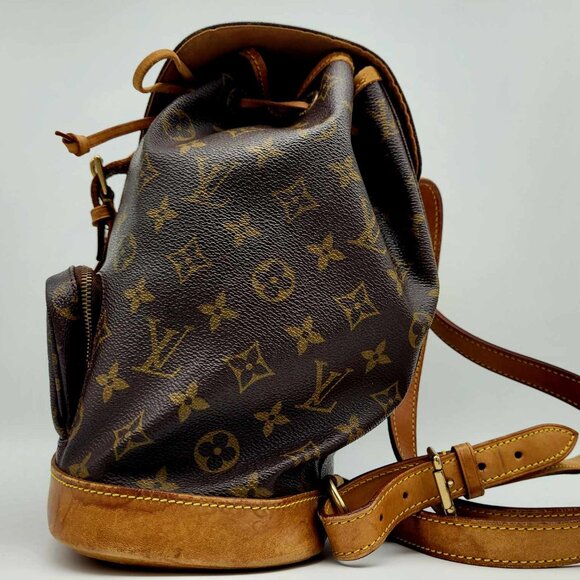 Louis Vuitton Vintage Montsouris Backpack Monogram Canvas Backpack - Picture 2 of 9